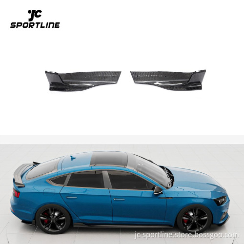 Carbon Fiber Rear Splitter for Audi A5 Quattro S Line S5 Sportback 2D 4-Door